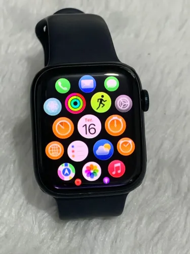 APPLE WATCH SERIES 7 45mm Preto bateria 95% + guarantia 