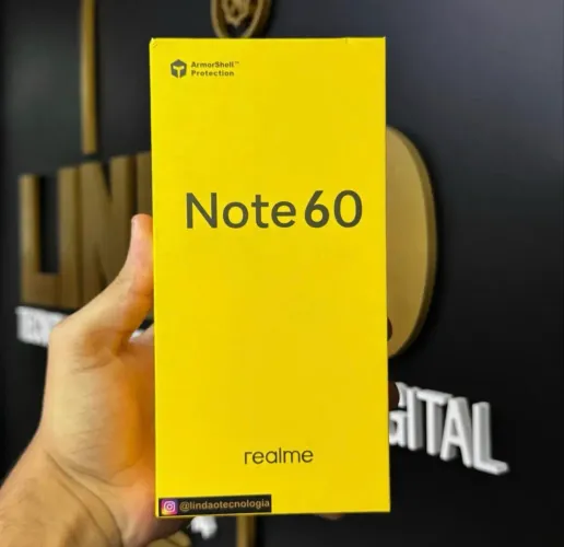 LOJA FÍSICA. REALME NOTE 60 128GB | 4GB RAM | PARCELADO NO BOLETO ATÉ PRA NEGATIVADOS 