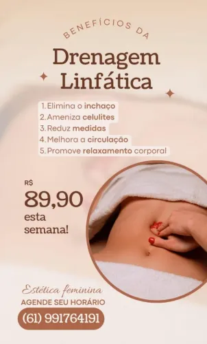 Depilação feminina e estética 