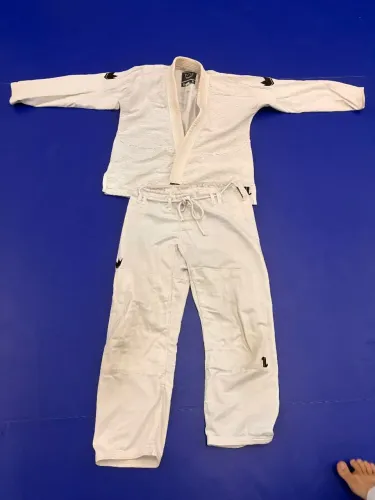 Kimono jiu-jitsu kingz branco - Tamanho A2