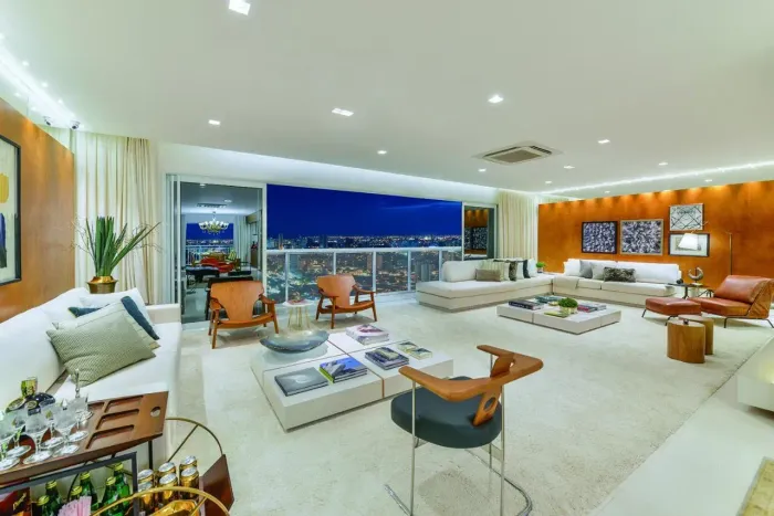 Apartamento, 4 suítes, 265 m2, vista livre para Al. Ricardo Paranhos, NUNCA HABITADO, opor