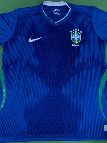 Camisa do Brasil Dry Fit Azul
