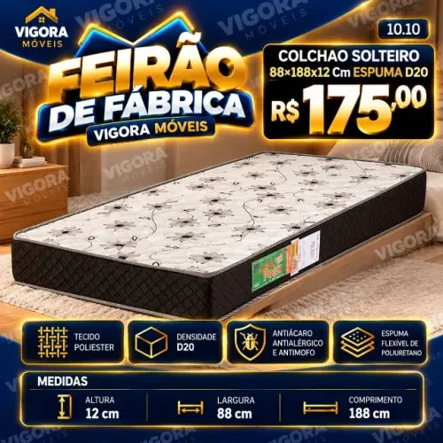 Colchão Solteiro D20