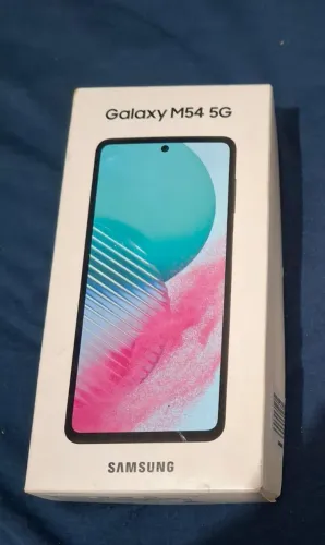 Caixa de celular M54 5G com chavinha de chip