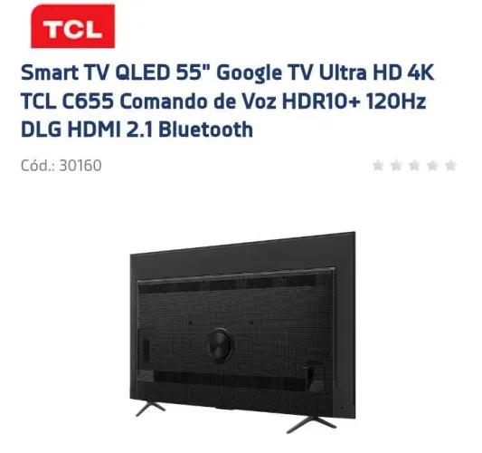 Smart TV TCL QLED 55