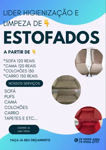 Limpeza de estofados 