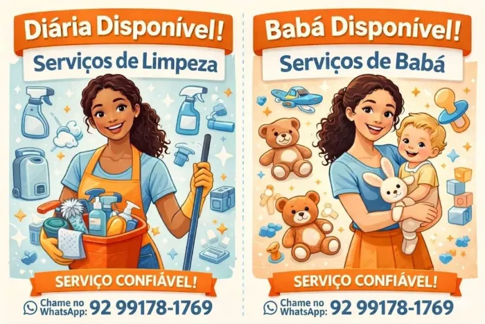 Diarista é babá