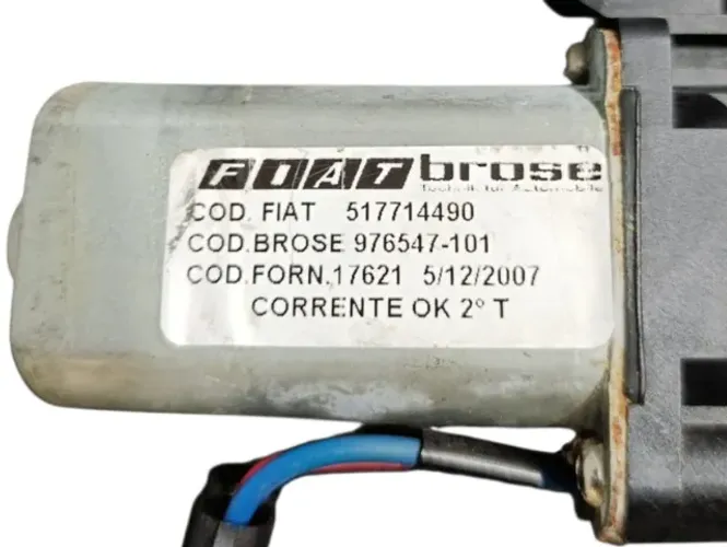 MOTOR DE VIDRO DIANTEIRO DIREITO FIAT PALIO 2008/2012 - 517714490