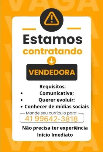 VAGA DE EMPREGO