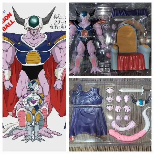 KING REI COLD action figure BONECO DRAGON BALL Z SHF FIGUARTS BANDAI (PAI DO FREEZA)