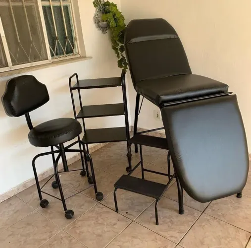 KIT COMPLETO PARA ESTÉTICA, MASSOTERAPIA OU ESTUDIO DE TATUAGEM (MACA + ACESSÓRIOS)