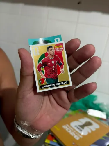 Figurinha legends Cristiano Ronaldo Ouro CR7