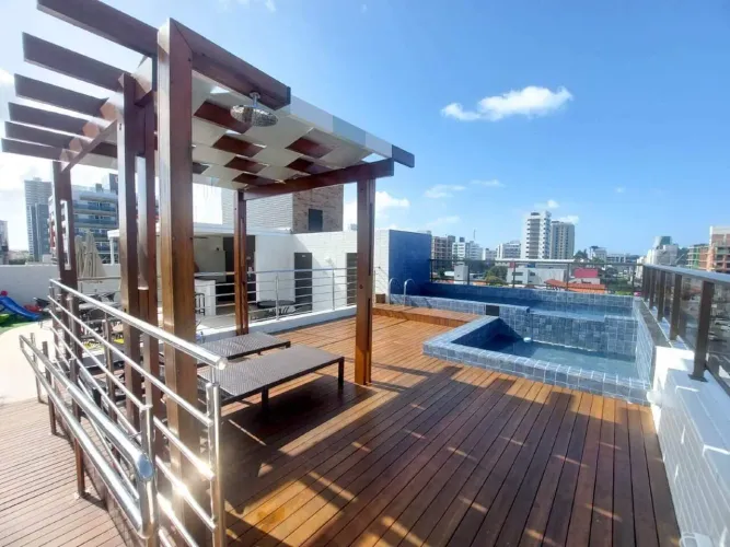 Apartamento mobiliado à venda, 1 quarto, vagas rotativas, Jardim Oceania - João Pessoa/PB