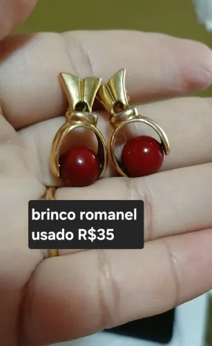 Lindo brinco romanel usado 