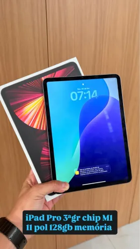 iPad Pro M1 11pol 128gb c/ Magic Keyboard + Apple Pencil originais