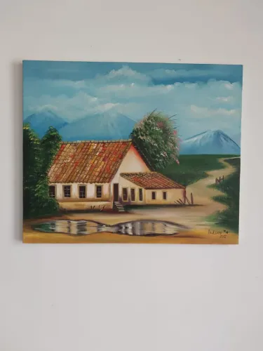 Quadro sem moldura em ótimo estado