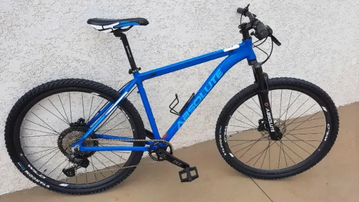 Bike Mtb aro 29, Absolute Nero, Shimano Deore 12v, peças novas, top