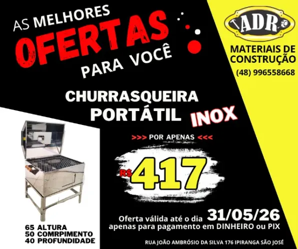 Churrasqueira Media inox