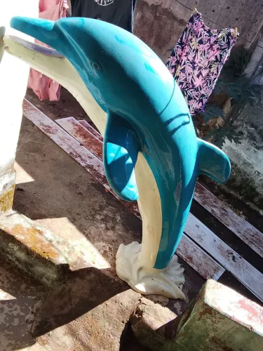 Cascata golfinho para piscina