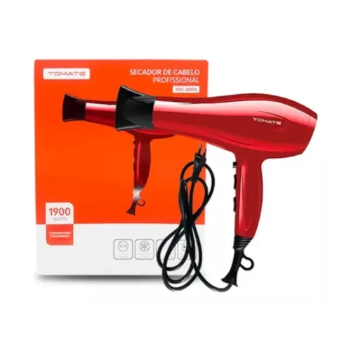 Secador profissional tomate vermelho (NOVO)