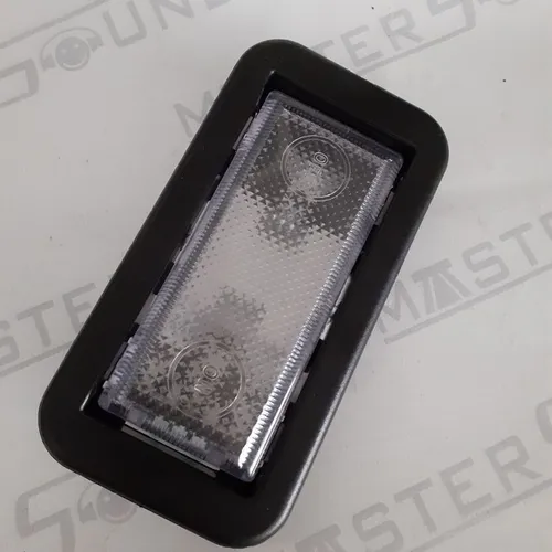 Lanterna de teto. Para: Fiat Uno/ Premio/ e Elba. Com forro preto. Nova.