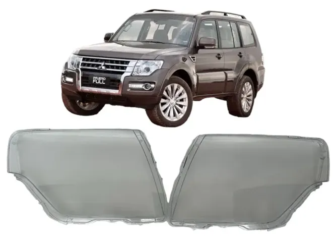 Par Lente do Farol Mitsubishi Pajero Full 2008 a 2019