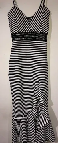 Vestido longo feminino P marca RFRA Confecções