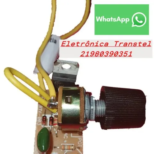 Dimmer e Controle de Velocidade para Lâmpadas e Ventiladores 1000W
