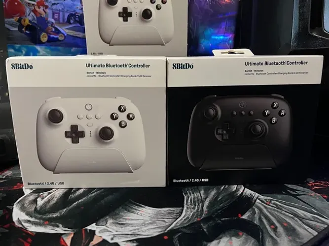 Controle 8bitdo ultimate bluetooth novo na caixa Nintendo Switch, PC e celular