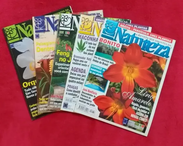 Revista Natureza (Coleção 75 edições) Raridade