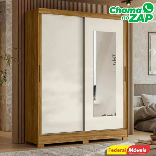 Guarda Roupa 2 Portas de Correr Novo Fazemos Entrega 