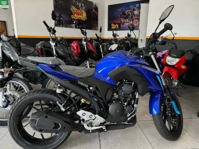 Fazer 250 Fz 25 2025 0km - Financiamento Bancário e cartão em até 18x
