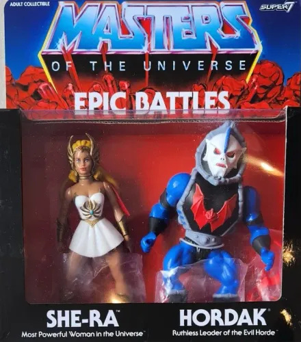 2018 MOTU He-man Masters of the universe Epic Battles: She-Ra & Hordak Super 7 Mattel 