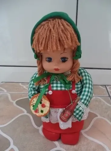 Boneca Peso De Porta Artesanato.
