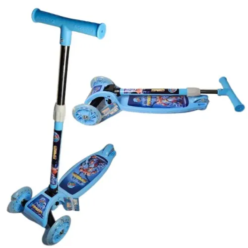Patinetes com 3 Rodinhas em gel c/ Led Infantil Menina Menino c/ Guidão Ajustável