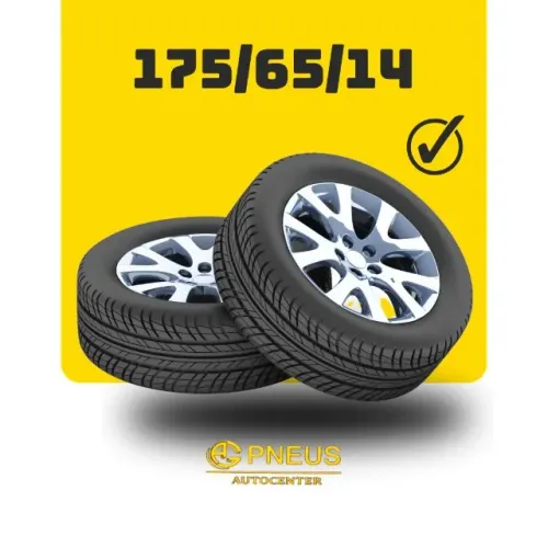 Pneus 175/65 R14 semi novos no padrão! Pode vir escolher o teu!
