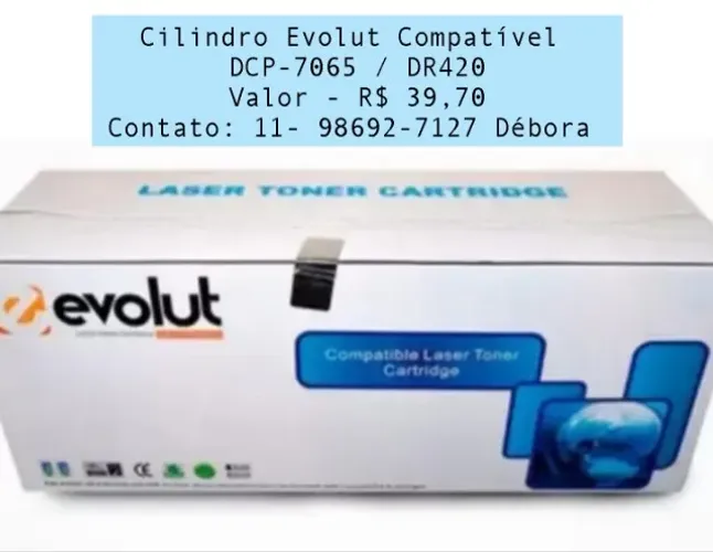 DR420 - Cilindro Compatível - Evolut - Impressora Laser DN7065 - 12k