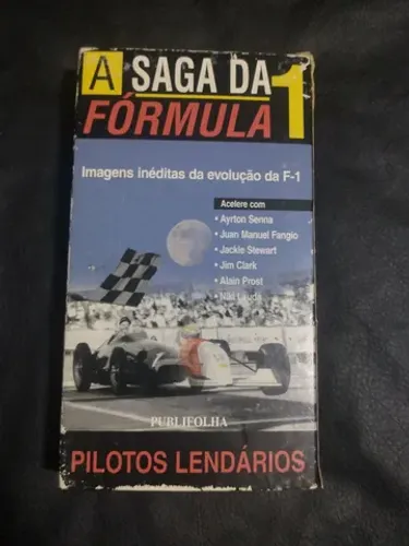 Vhs A Saga Da Fórmula 1<br> Coleção folha de são 