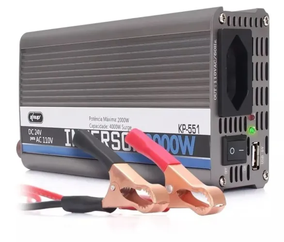 Inversor de Tensão 2000W Knup (12v para 110v)