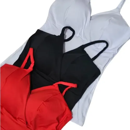 Blusa Feminina Regata Alcinha Bojo Sereia da Terra Moda Tendência