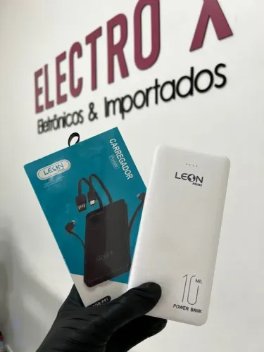 Carregador portátil 10.000 mah Leon power bank 