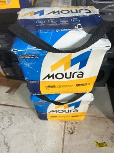 Bateria Moura 50ah caixa alta 24 meses garantia