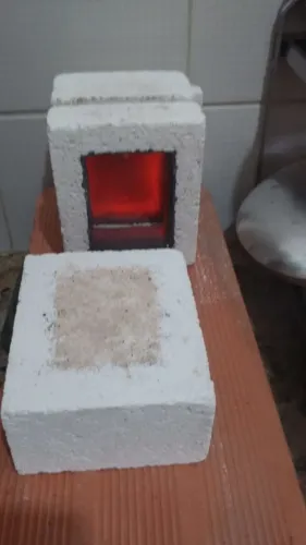 Mufla forno para ceramica porcelana e raku no microondas (sob encomenda)