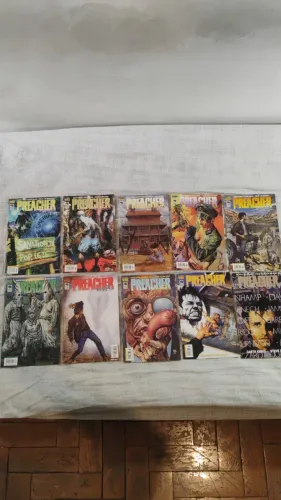 Preacher: essas 10 edições equivalem ao Volume 7 da Panini (R$1,00 cada)