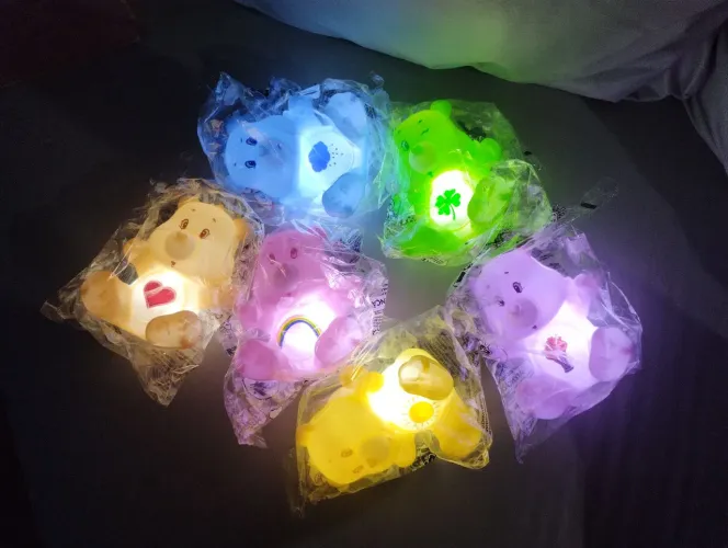 Coleção Luminárias Ursinhos Carinhosos do Giraffas - Lacradas - Primeira Edição 