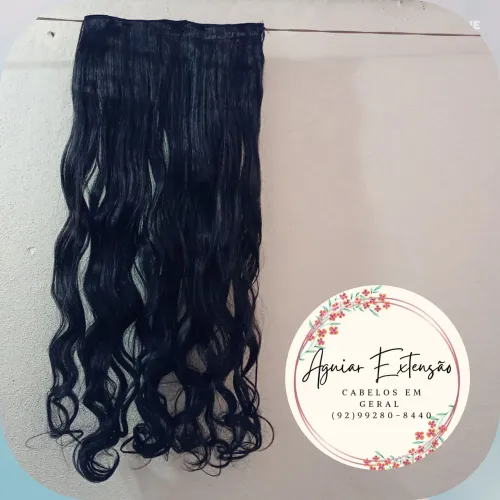 Mega Hair fibra Premium removível Tic tac