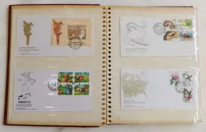 Álbum Coleção de Envelopes de Primeiro Dia de Circulação