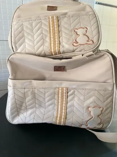 2 Mochila Infantil Ursinho - seminova