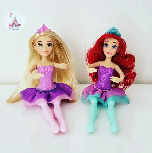 Bonecas Princesa Ariel e Rapunzel - Disney