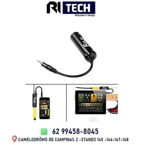 Amplificador Com Efeitos Sonoro Irig Para iPhone, iPod E iPad